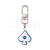 Heart Acrylic Enamel Pendants Decorations HJEW-JM01028-2