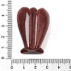 Natural Strawberry Quartz Angel Figurine DJEW-N006-01A-24-3