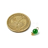 200Pcs Imitation Jade Round Glass Beads Charms FIND-HY0001-25-3