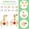 20Pcs 10 Style 304 Stainless Steel Stud Earring Findings STAS-UN0054-86-5