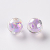 Transparent Acrylic Beads X-TACR-S152-15B-SS2114-2