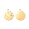 304 Stainless Steel Pendant Rhinestone Settings STAS-A075-11G-2