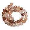 Natural Black Gold Rutilated Quartz Beads Strands G-L657-B02-10mm-3