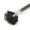 Raw Natural Obsidian Chip on Top Ball-Point Pen LS-AJEW-G063-01D-2