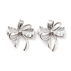 Brass Micro Pave Cubic Zirconia Pendants KK-P271-05P-C-1