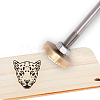 Stamping Embossing Soldering Brass with Stamp AJEW-WH0113-15-177-1