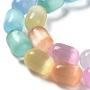 Natural Selenite Beads Strands G-F750-M-2