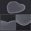 Transparent Acrylic Basket Bottoms TACR-WH0001-07-6