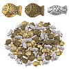 90Pcs 3 Colors Tibetan Style Alloy Beads FIND-GA0007-96-1
