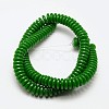 Imitation Amber Resin Heishi Beads Strands RESI-A009G-6mm-2