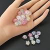 Transparent Crackle Acrylic Beads CACR-YW0001-08-3