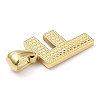 Ion Plating(IP) 316L Surgical Stainless Steel Pendants STAS-Q247-01G-06-3