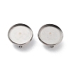 Non-Tarnish 304 Stainless Steel Brooch Base Settings FIND-D035-04C-P-1