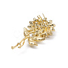 Rhinestone Brooch Pin PALLOY-K002-01KCG-03-3