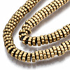 Electroplate Non-magnetic Synthetic Hematite Beads Strands G-T114-94G-3