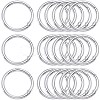 Zinc Alloy Spring Gate Rings FIND-SP0001-08D-1