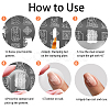 Stainless Steel DIY Nail Art Templates MRMJ-WH0092-226-7