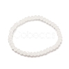 Faceted Glass Rondelle Beads Stretch Bracelet for Kid BJEW-JB06807-19-1