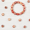 3 Bags Printed Wooden Dyed Beads WOOD-SC0002-20-7