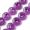 Fuuny Baking Paint Glass Enamel Beads LAMP-Q045-01F-3