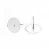 Tarnish Resistant 304 Stainless Steel Stud Earring Findings STAS-D448-088P-12mm-2