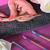 3Pcs 3 Style Double Head 430 Stainless Steel Cuticle Pusher MRMJ-LP0001-32-3