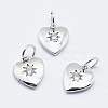 Brass Micro Pave Cubic Zirconia Charms RB-I078-67P-NR-1