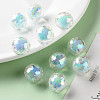 Transparent Acrylic Beads TACR-S152-14B-A07-6