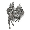 Horse Alloy Brooches for Backpack Clothes JEWB-L026-06B-1