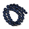 Synthetic Howlite Imitation Lapis Lazuli Beads G-S393-12A-10mm-3