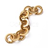 Handmade Opaque Spray Painted Acrylic Rolo Chains AJEW-JB00846-4