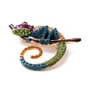 Alloy Enamel Brooches JEWB-P012-06B-3