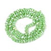 Electroplate Opaque Glass Beads Strands GLAA-N022-4mm-16-3