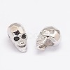 Brass Micro Pave Cubic Zirconia Beads X-ZIRC-P017-11P-NR-1