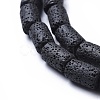 Natural Lava Rock Beads Strands X-G450-B11-3