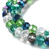 Glass Beads Strands EGLA-A034-M6mm-24-3