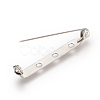 Non-Tarnish 304 Stainless Steel Pin Brooch Back Bar Findings STAS-Q184-04C-3