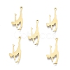 Ion Plating(IP) 201 Stainless Steel Pendants STAS-B027-29G-3