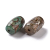 Tibetan Style 3-Eye dZi Beads TDZI-G009-B30-3