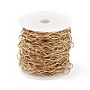 304 Stainless Steel Horse Eye Link Chains CHS-C006-17G-3
