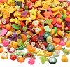 Resin Fruit Pendants PW-WGB3762-01-2