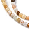 Natural Yellow Jade Beads Strands G-F591-17-4MM-4