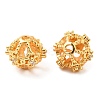 Brass Micro Pave Clear Cubic Zirconia Beads KK-I705-16G-2