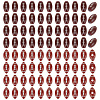 4Bags 2 Styles Opaque Acrylic European Large Hole Beads SACR-HY0001-09-1
