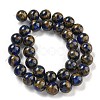 Synthetic Gold Clinquant Stone Beads Strands G-P549-A01-03A-2