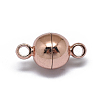 Rack Plating Brass Magnetic Clasps X-KK-F801-02A-RG-2