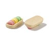 Imitation Food Opaque Resin Decoden Cabochons X-RESI-G041-C03-3