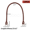 2Pcs Cowhide Leather Bag Handle FIND-PH0009-87A-2