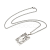 Non-Tarnish 304 Stainless Steel Pendant Necklaces NJEW-L118-02P-03-2