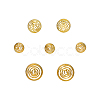 40Pcs 4 Sizes Iron Wire Pendants IFIN-CJ0001-40G-3